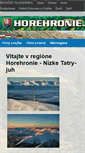Mobile Screenshot of horehronie.eu