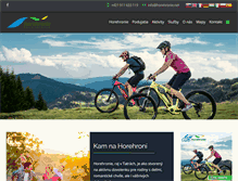 Tablet Screenshot of horehronie.net